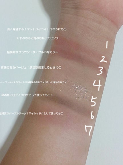 カラーパターンパレット/i’m meme/マルチパレットを使ったクチコミ(7枚目)