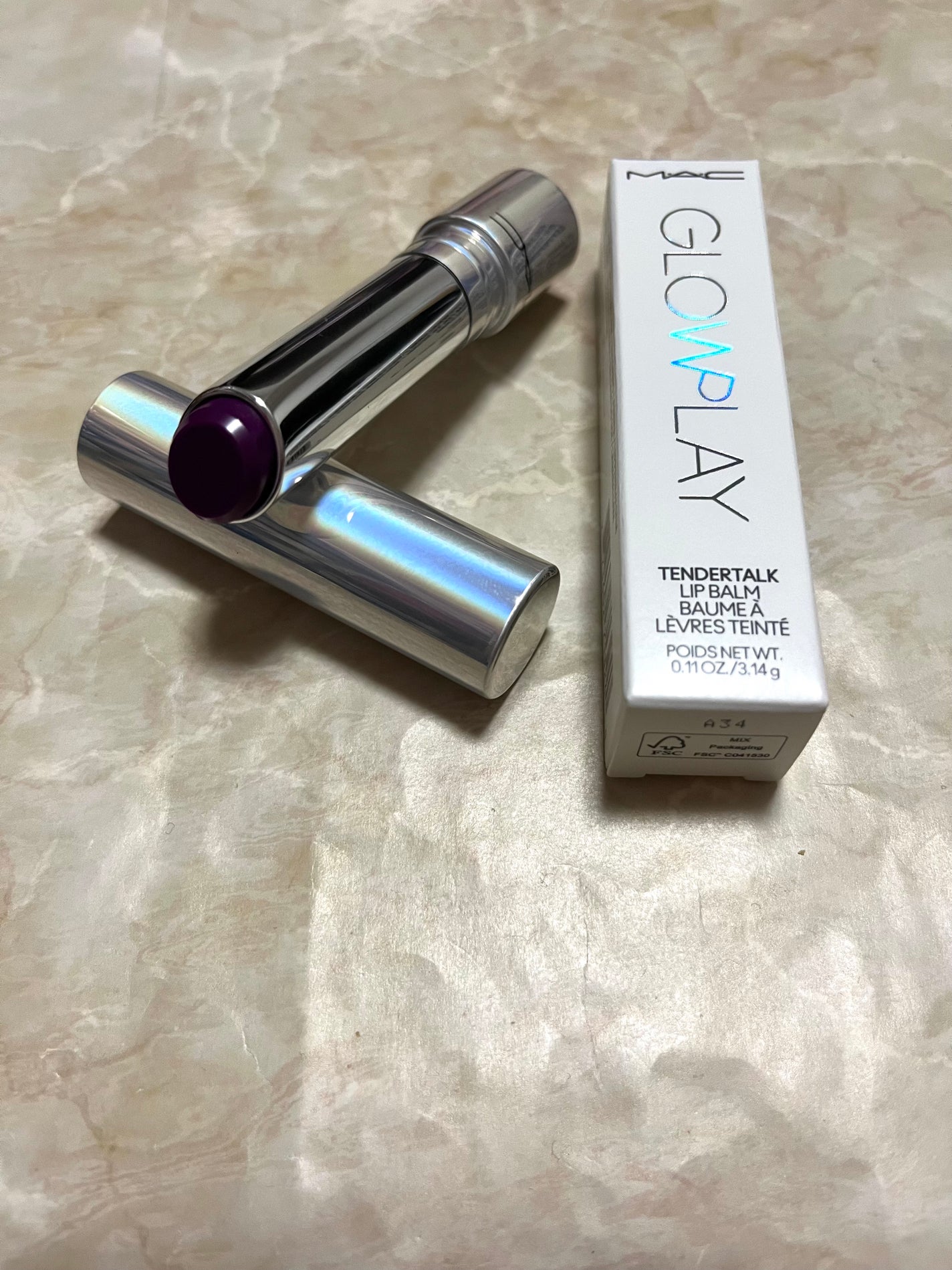 グロー プレイ テンダートーク リップ バーム/M・A・C/リップバームを使ったクチコミ(1枚目)