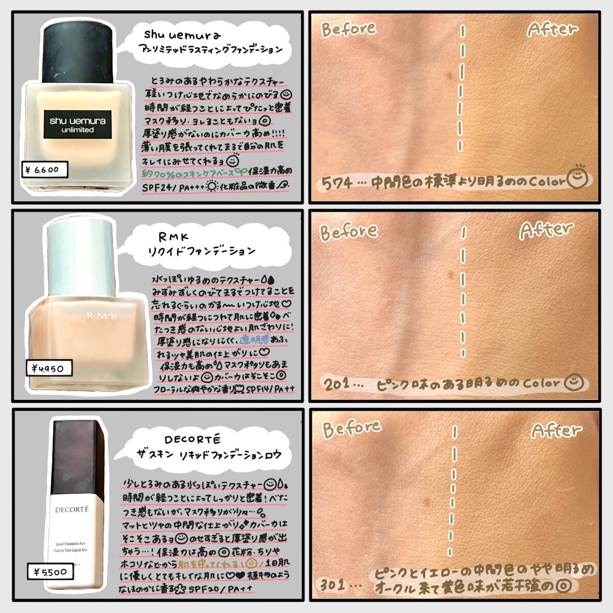 RMK リクイドファンデーション/RMK/リキッドファンデーションを使ったクチコミ(2枚目)