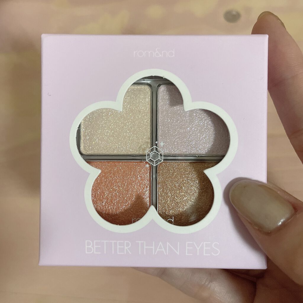 ベターザンアイズ/rom&nd/アイシャドウパレットを使ったクチコミ（1枚目）