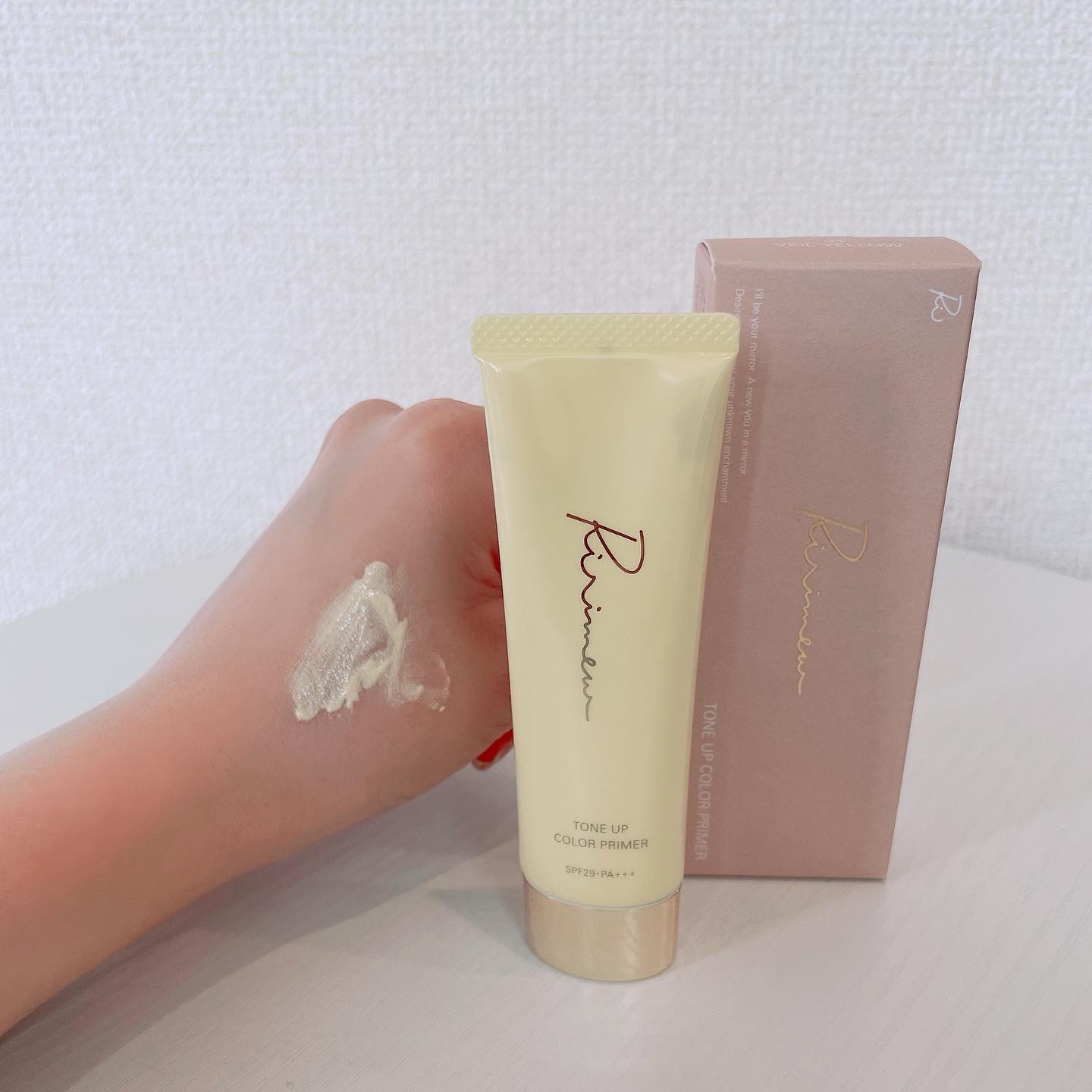 トーンアップカラープライマー /Ririmew/化粧下地を使ったクチコミ（1枚目）