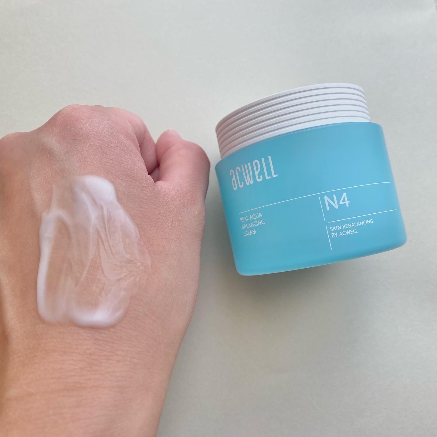 リアルアクアバランシングクリーム /ACWELL/フェイスクリームを使ったクチコミ（3枚目）