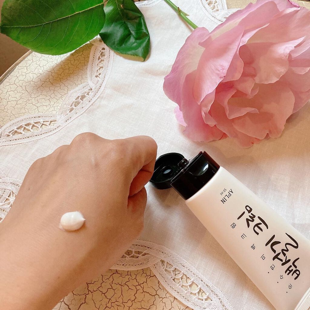 シロモチクリーム/APLIN/化粧下地を使ったクチコミ(3枚目)