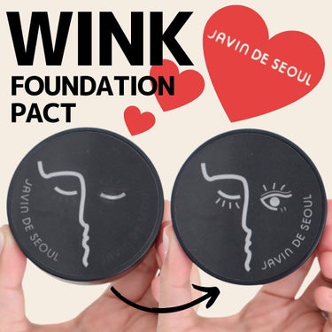 Javin De Seoul WINK FOUNDATION PACT/Javin De Seoul/クッションファンデーションを使ったクチコミ（1枚目）