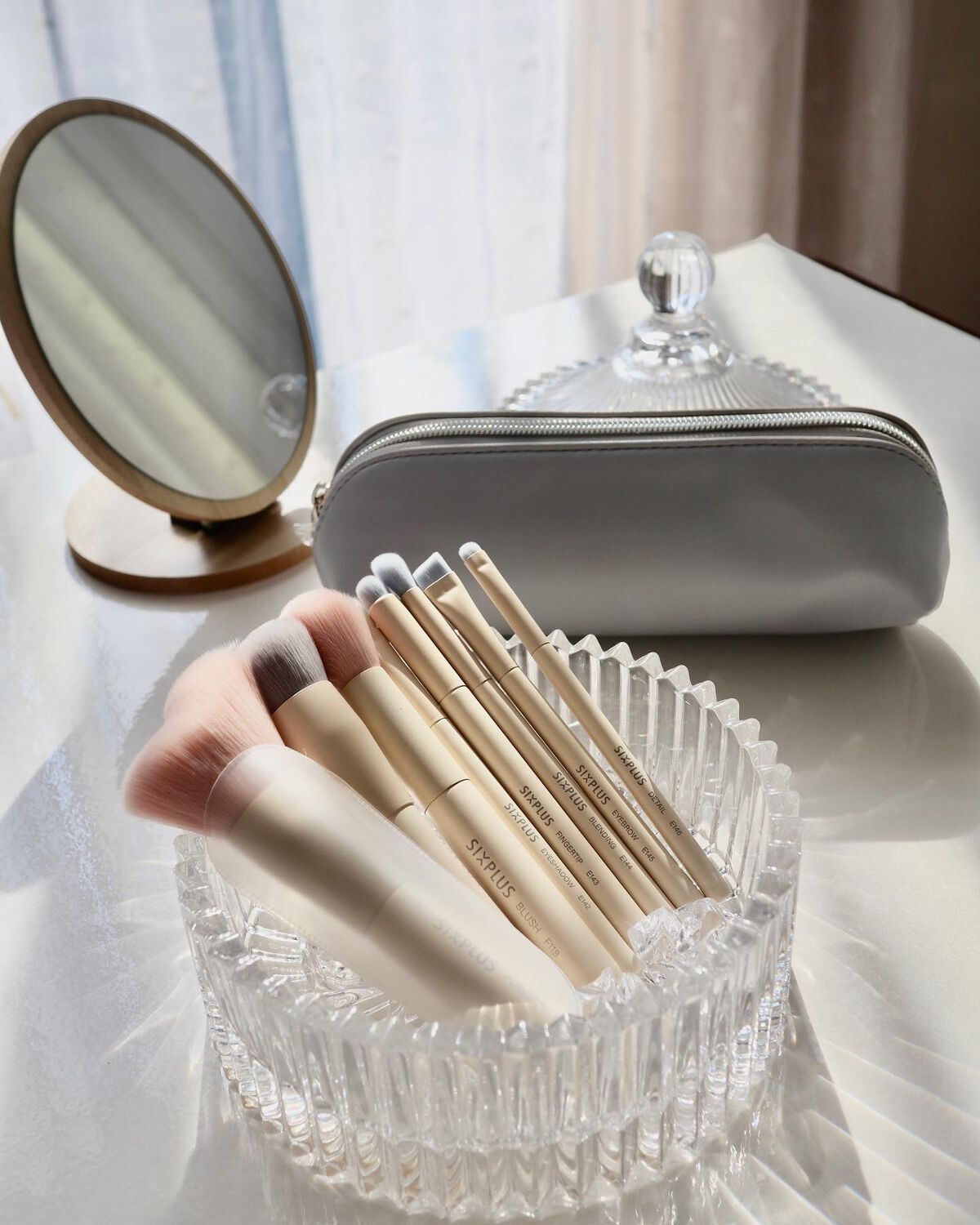 メイクブラシ8本セット-Artistシリーズ/SIXPLUS/メイクアップキットを使ったクチコミ（3枚目）