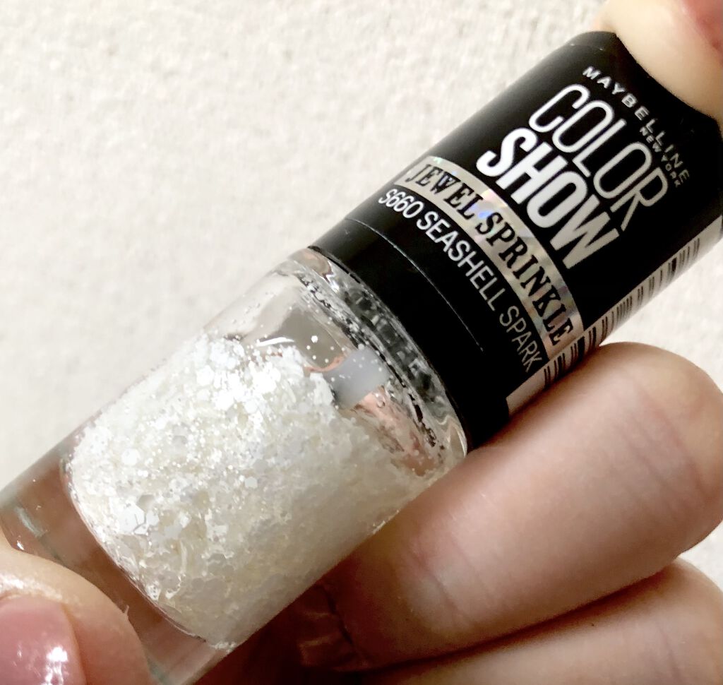 メイベリン　カラーショーネイルジュエルスプリング/MAYBELLINE NEW YORK/マニキュアを使ったクチコミ（2枚目）