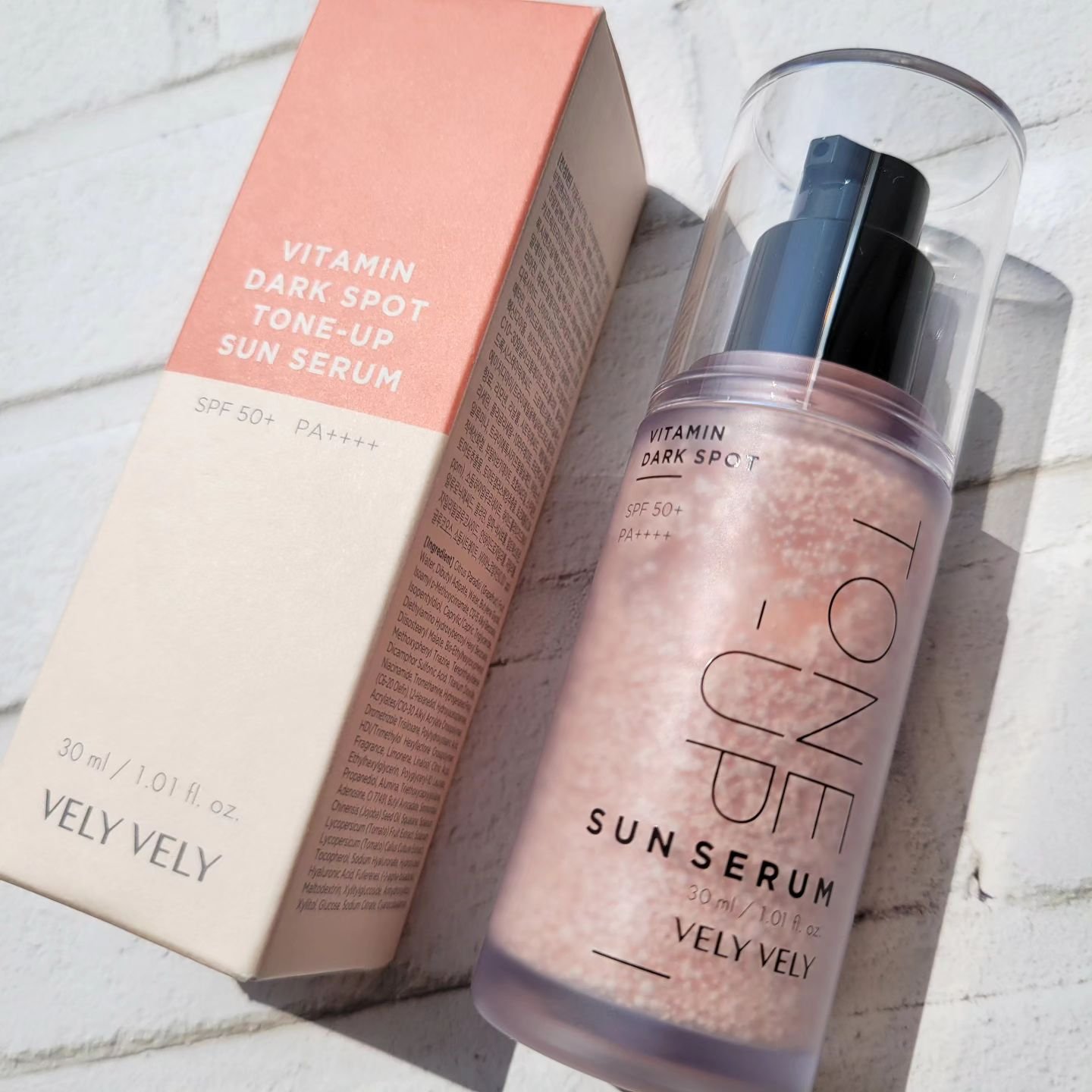 ビタミントーンアップサンセラム/VELY VELY/日焼け止めローションを使ったクチコミ（1枚目）