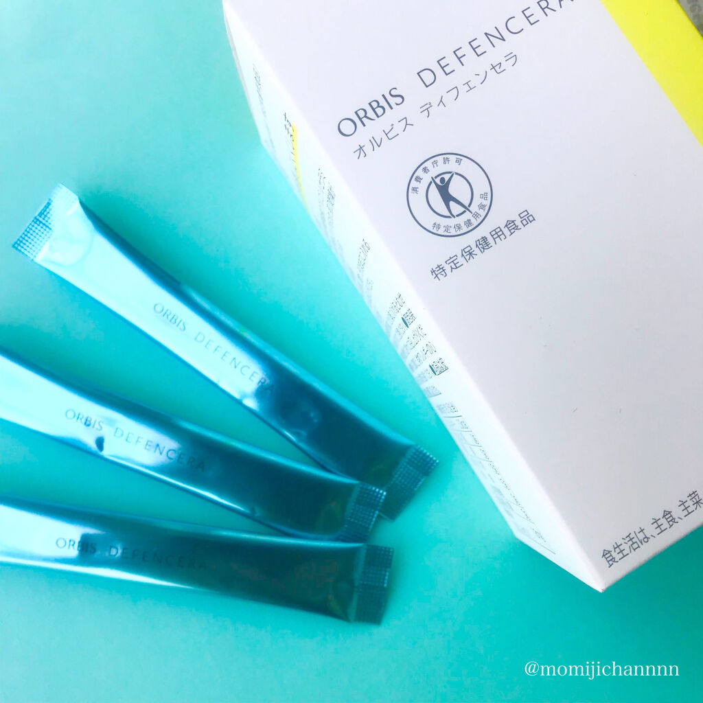 美味しくセラミド補給🚰

『ORBIS ディフェンセラ』を頂きました✨
1日1本飲むだけで米胚芽由来のグルコシルセラミドが補給出来ちゃいます！
飲みやすいゆず味で水なしでもOKなのが◎

1ヶ月では大きな変化はわかりませんでしたが、なんと