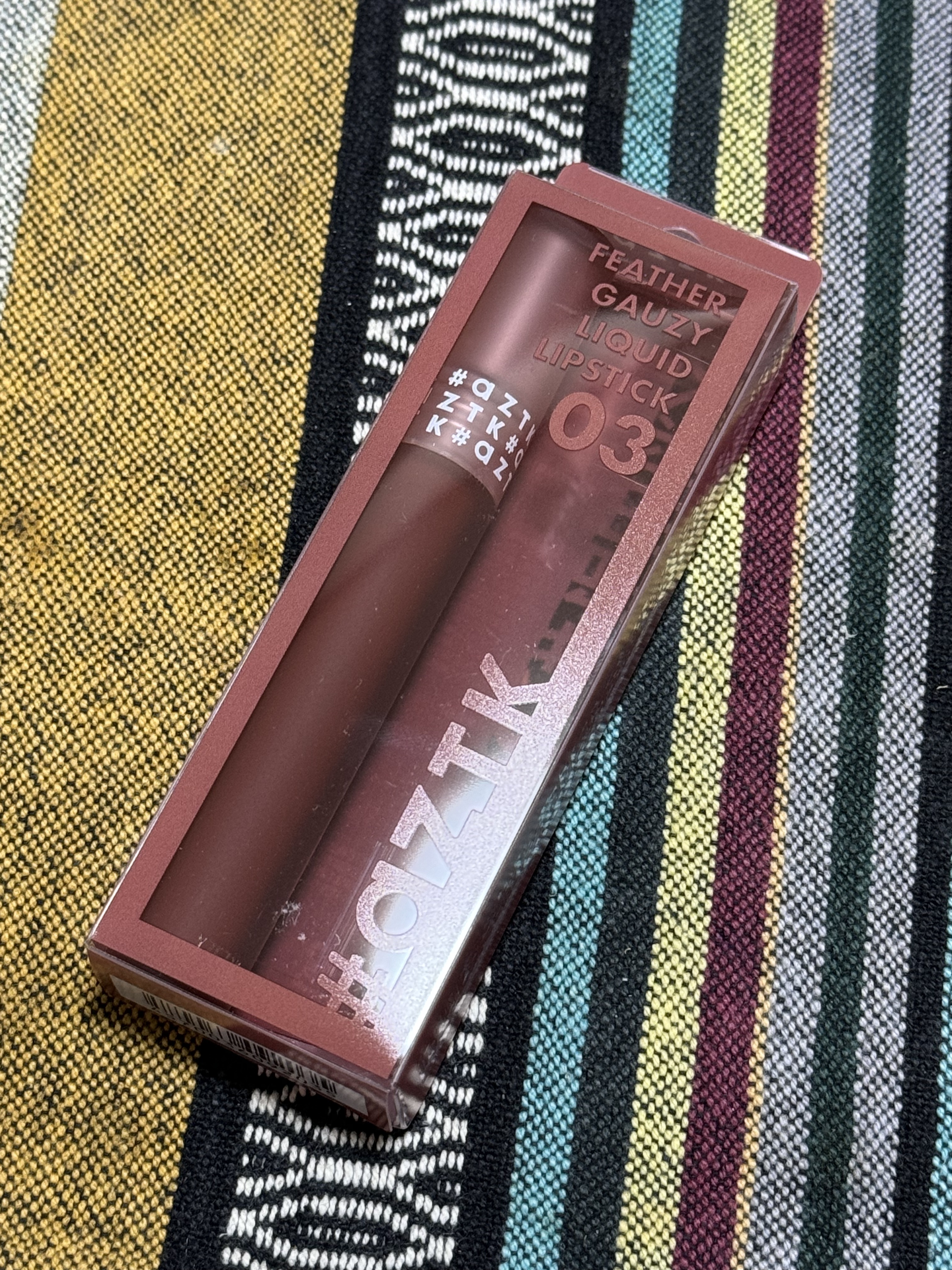 エアリーマットリップ 03 ブラックベリーチーズ(限定)/aZTK/口紅を使ったクチコミ（1枚目）