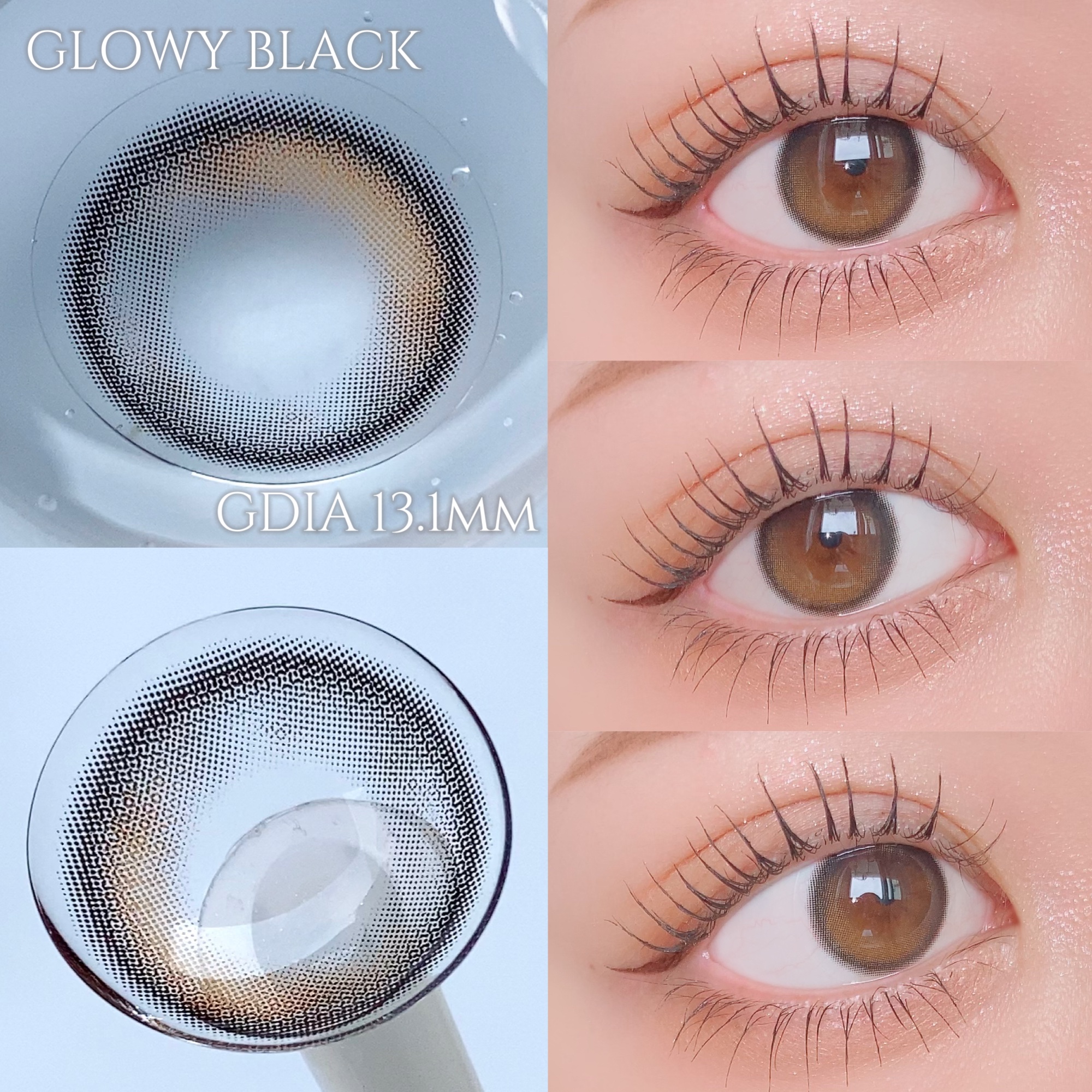 Glowy 1day/OLENS/ワンデー（１DAY）カラコンを使ったクチコミ（2枚目）