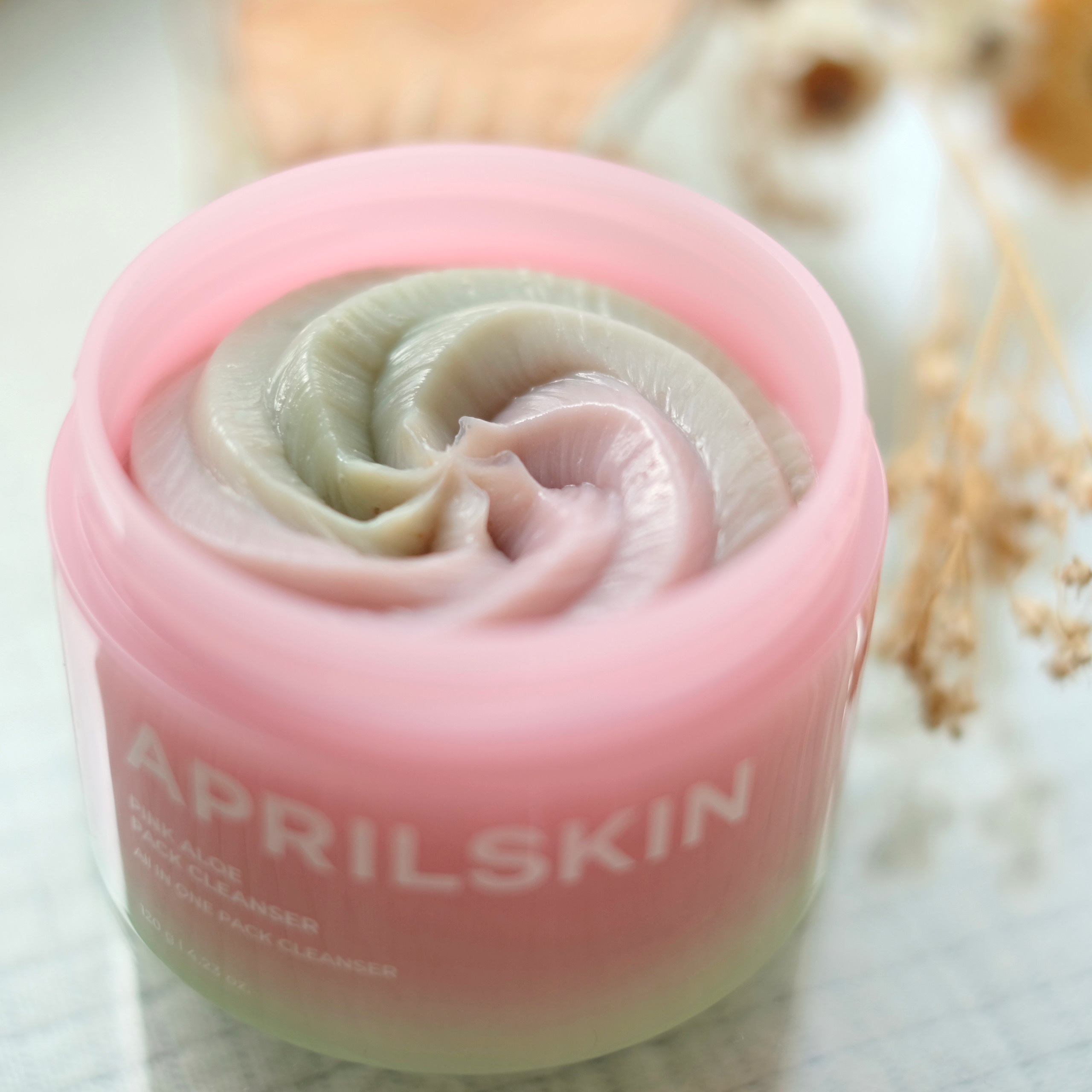 ピンクアロエメレンゲクレンザー/APRILSKIN/その他洗顔料を使ったクチコミ（1枚目）