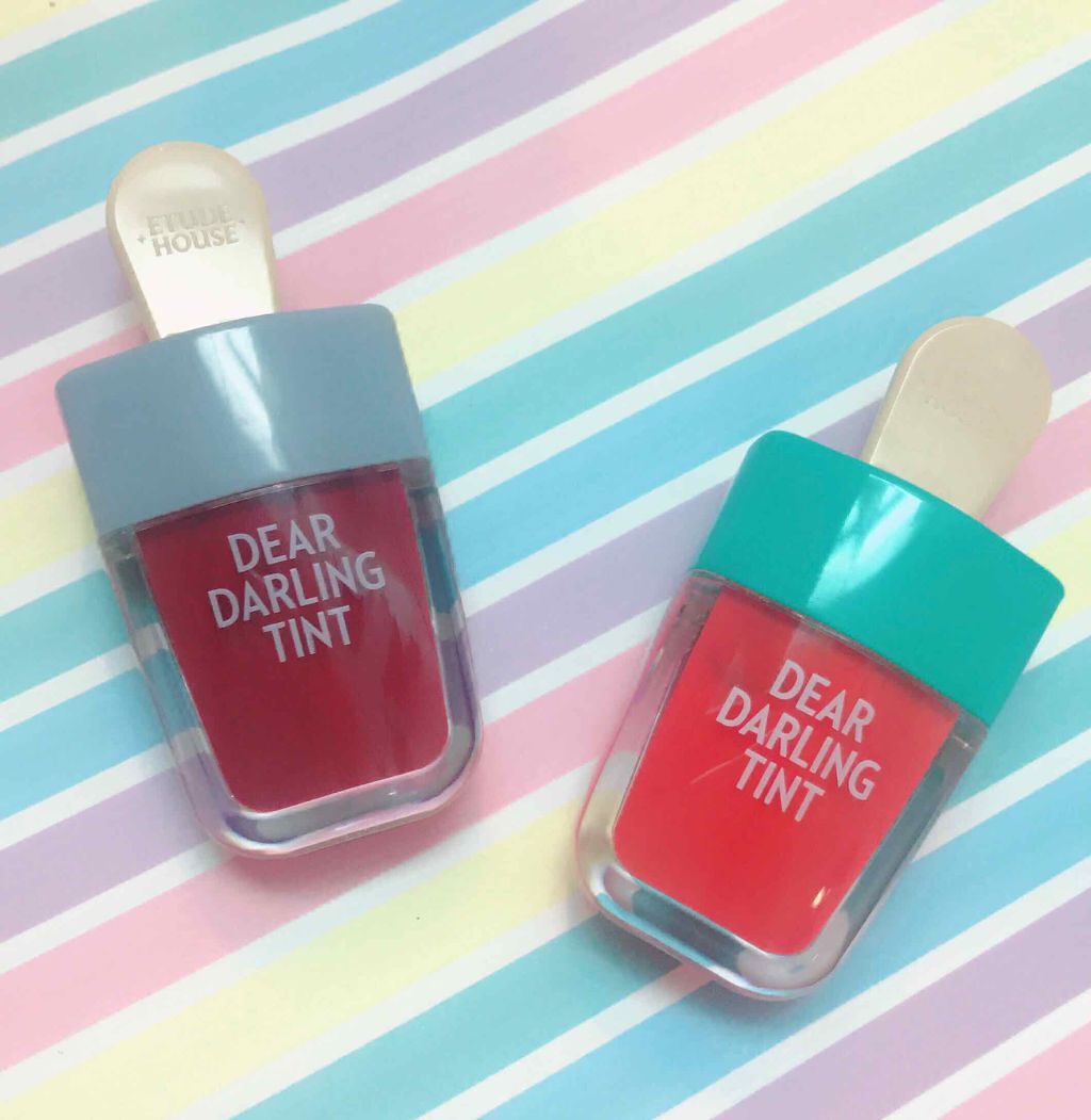 ディアダーリン ウォータージェルティント (アイスティント)/ETUDE/口紅を使ったクチコミ(1枚目)