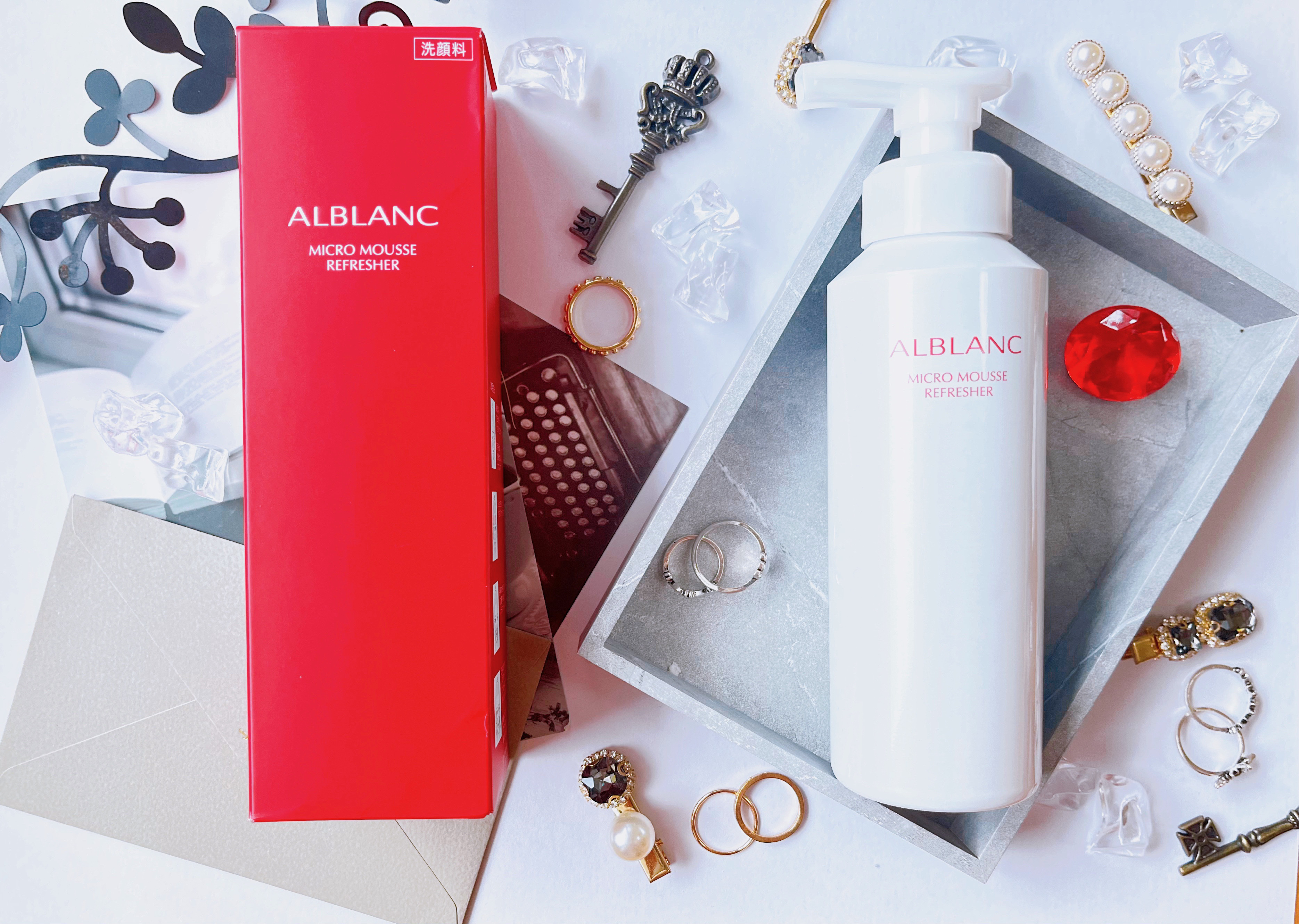 マイクロムース リフレッシャー/ALBLANC/泡洗顔を使ったクチコミ（2枚目）