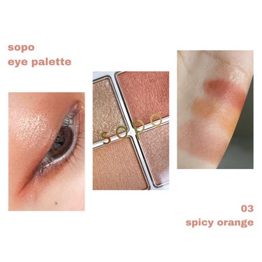 sopo アイパレットのクチコミ「
✼••┈┈••✼••┈┈••✼••┈┈••✼••┈┈••✼

sopo
アイパレット
03ス.....」（1枚目）