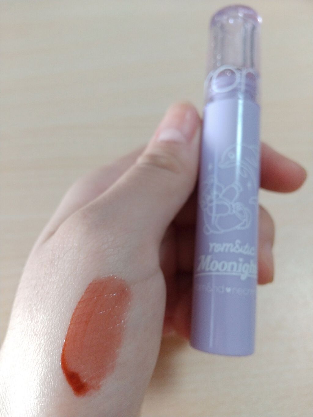 グラスティングウォーターティント/rom&nd/リップティントを使ったクチコミ(2枚目)