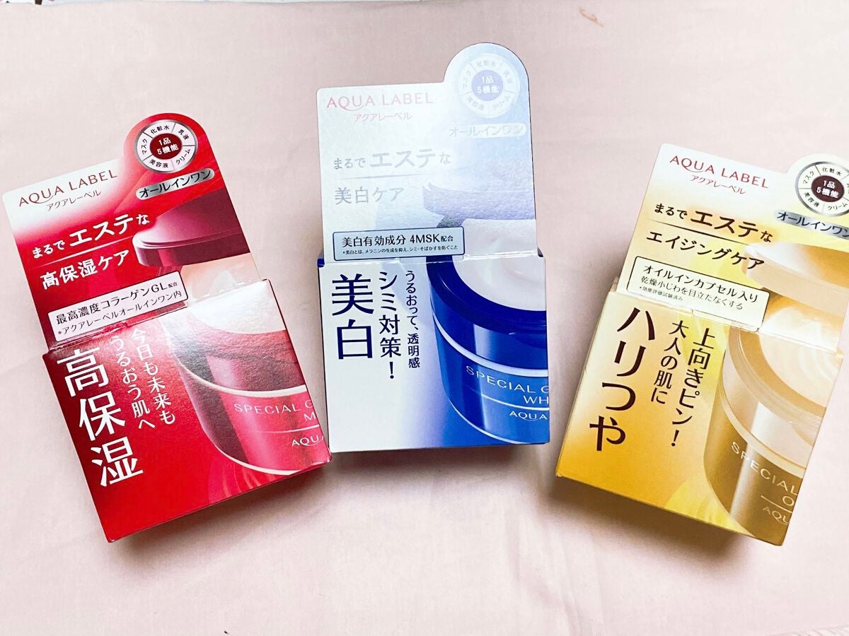 スペシャルジェルクリームA(オイルイン)/アクアレーベル/オールインワン化粧品を使ったクチコミ(1枚目)