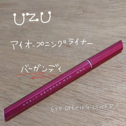 EYE OPENING LINER/UZU BY FLOWFUSHI/リキッドアイライナーを使ったクチコミ(1枚目)