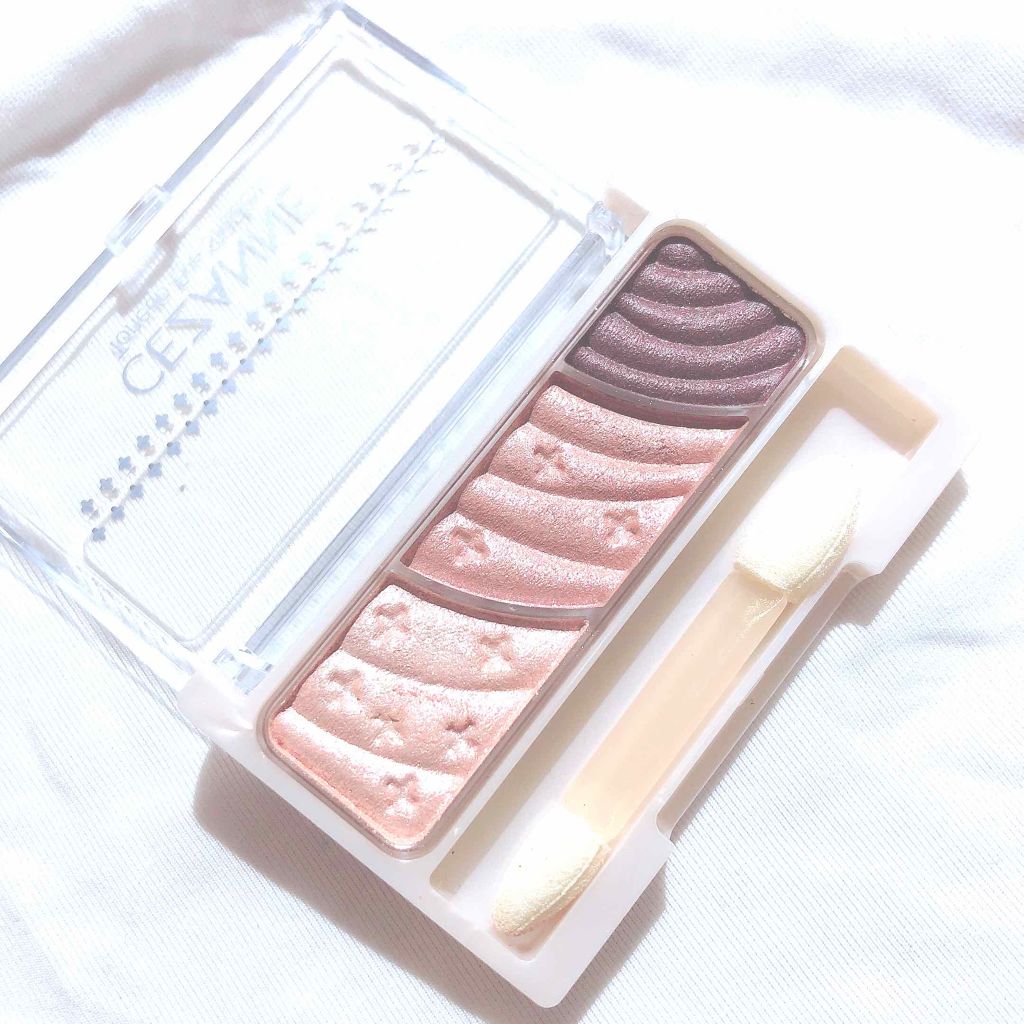 トーンアップアイシャドウ/CEZANNE/アイシャドウパレットを使ったクチコミ（1枚目）