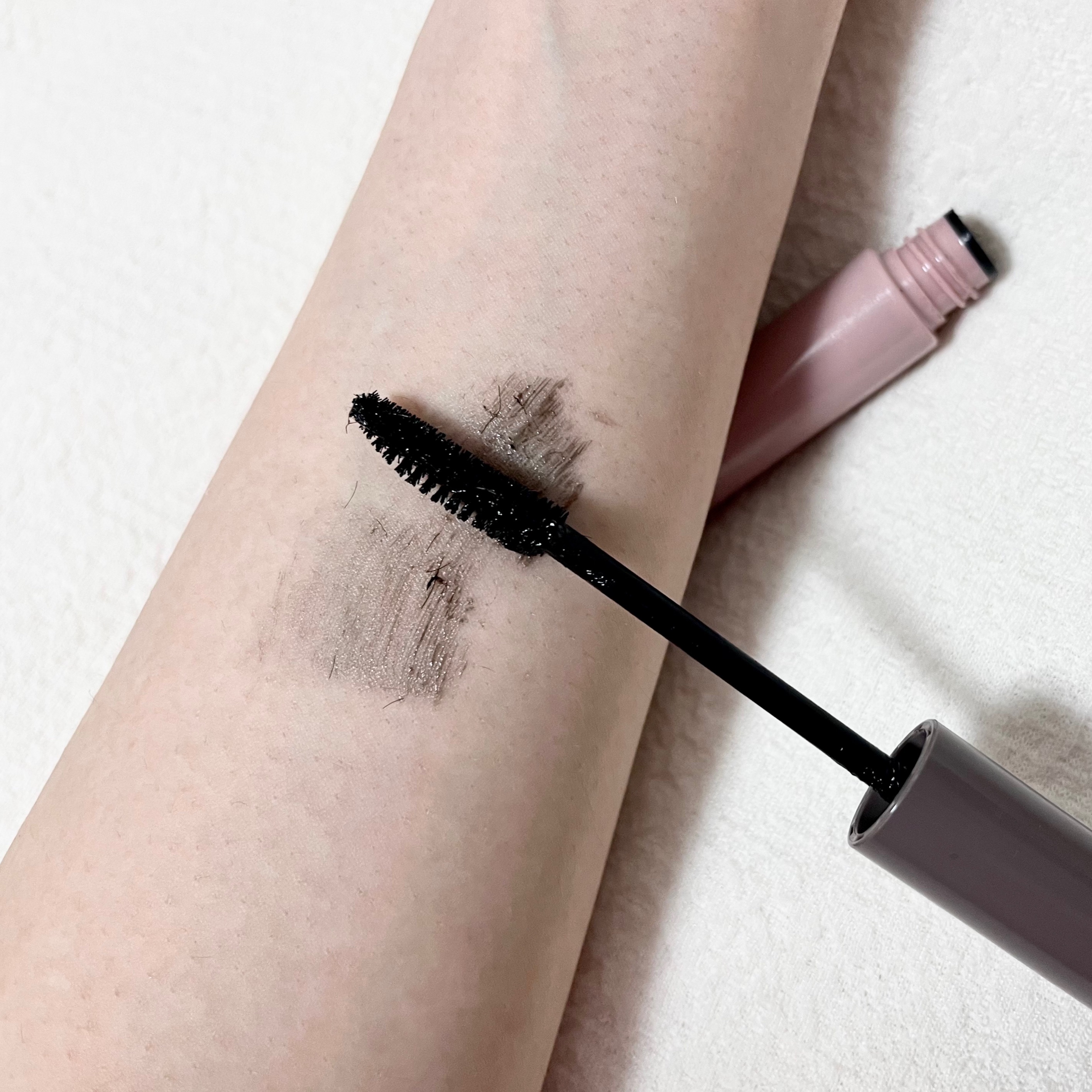 ピメル うそつきマスカラ 透け感ブラック/pdc/マスカラを使ったクチコミ（3枚目）