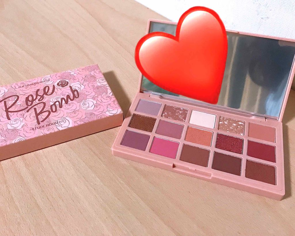 プレイカラーアイパレット ローズボム/ETUDE/アイシャドウパレットを使ったクチコミ（1枚目）