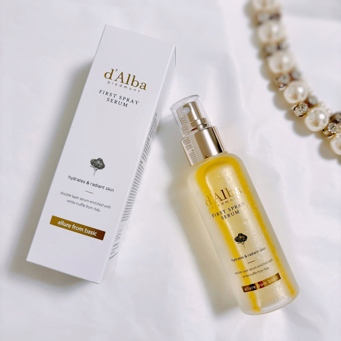 ダルバ ホワイトトリュフファーストスプレーセラム/ダルバ/ミスト状化粧水を使ったクチコミ(7枚目)