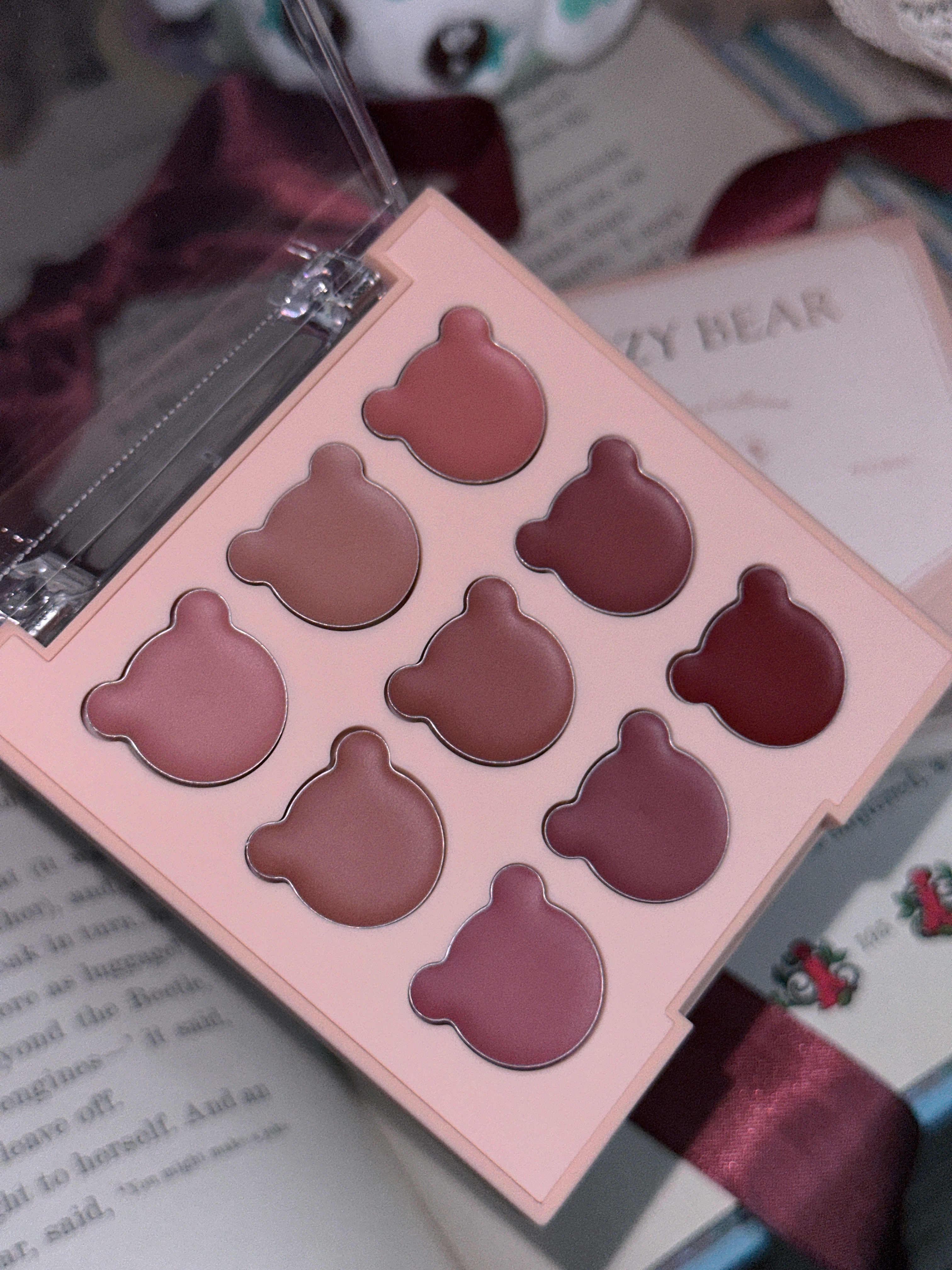 ムードペインティングリップアンドチークパレット/dasique/マルチパレットを使ったクチコミ（2枚目）