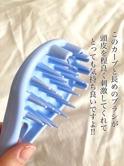 スキャルプブラシ/O by F/スカルプブラシを使ったクチコミ(2枚目)