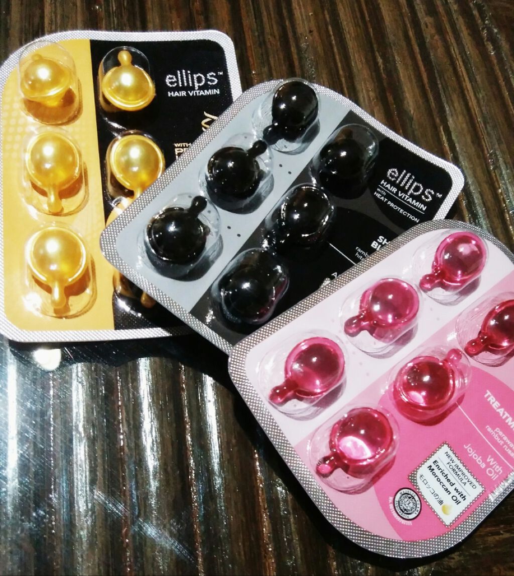 ヘアーオイル【トリートメント】/ellips/ヘアオイルを使ったクチコミ(2枚目)