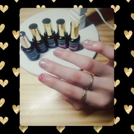 ジェルネイル(ライト対応)/セリア/ジェルネイルを使ったクチコミ(1枚目)