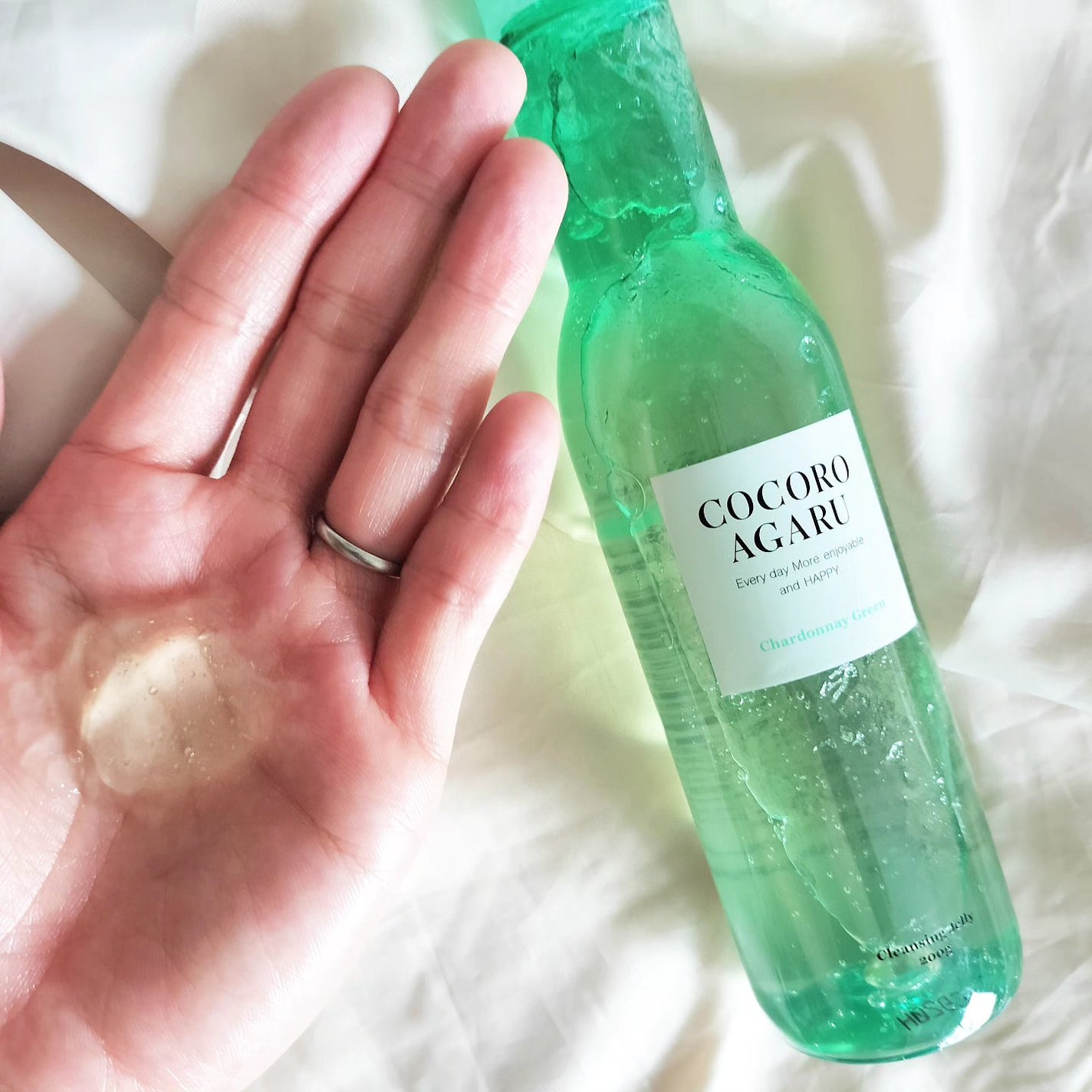 クレンジングジュレ シャルドネミックス/cocoroagaru/クレンジングジェルを使ったクチコミ(2枚目)