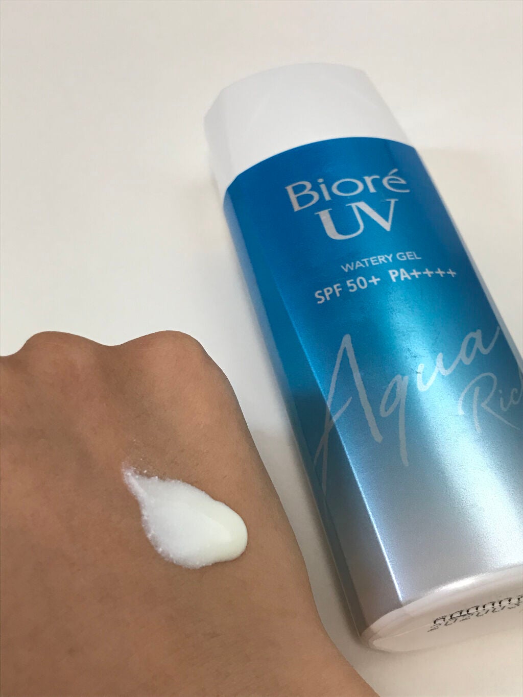ビオレUV アクアリッチウォータリージェル /ビオレ/日焼け止め・UVケアを使ったクチコミ(3枚目)