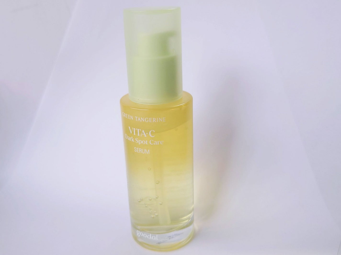 グリーンタンジェリン ビタC ダークスポットケアセラム/goodal/美容液を使ったクチコミ(1枚目)