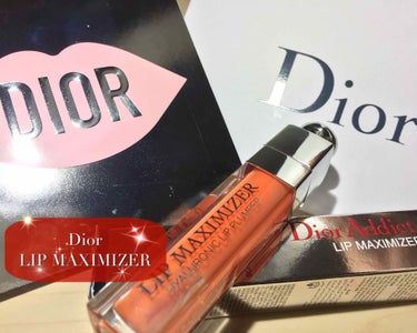 #Dior  
#リップマキシマイザー
 04 コーラル

💫

言わずと知れた名品リップマキシマイザーの新色✨

元々オレンジ系のグロスが欲しいなと思っていたところだったので、春コレ発表された瞬間から