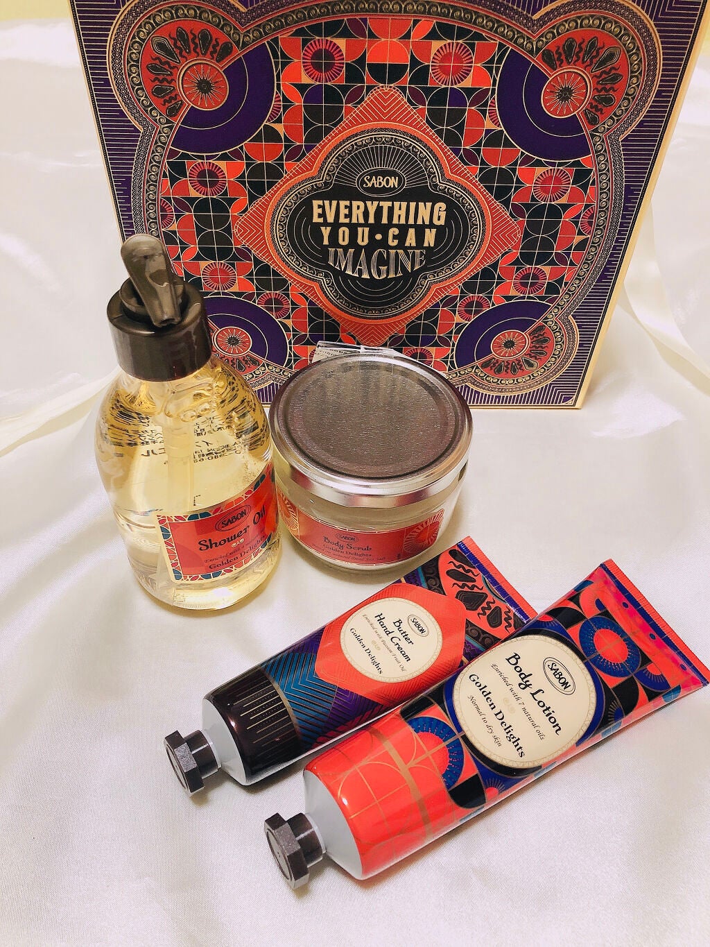 ホリデーボディケアキット ゴールデン ・ ディライト/SABON/その他キットセットを使ったクチコミ(4枚目)