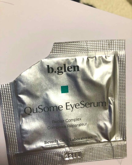 QuSomeアイセラム/b.glen/アイケア・アイクリームを使ったクチコミ(2枚目)