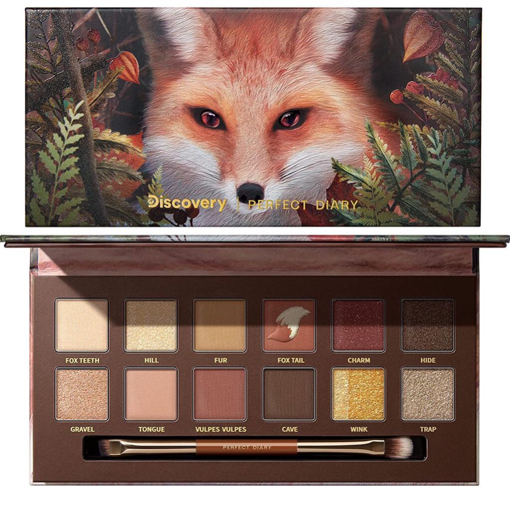 エクスプローラ12色 動物アイシャドウパレット/PERFECT DIARY/アイシャドウパレットを使ったクチコミ(2枚目)