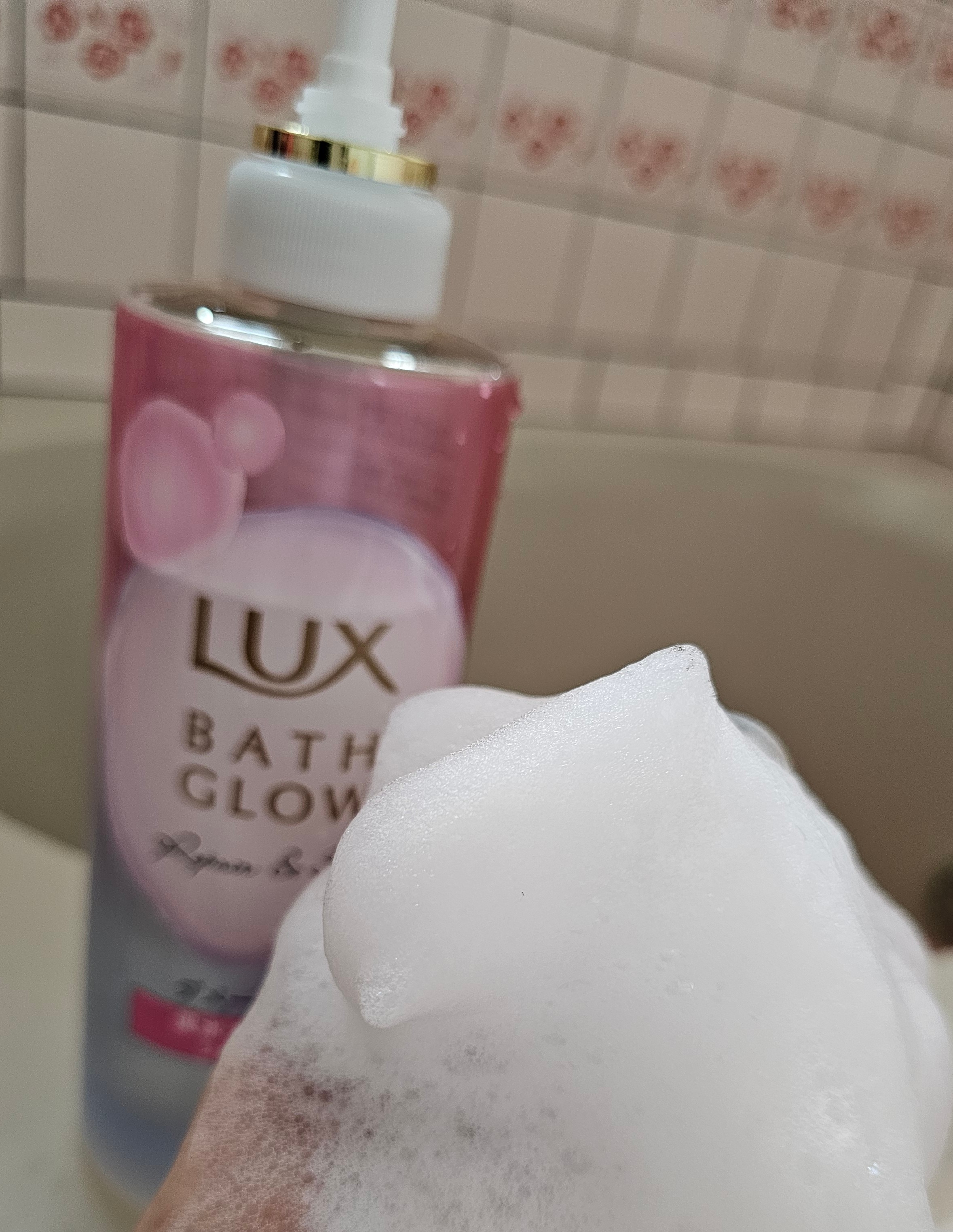 バスグロウ リペア&シャイン シャンプー／トリートメント/LUX/シャンプー・コンディショナーを使ったクチコミ（3枚目）