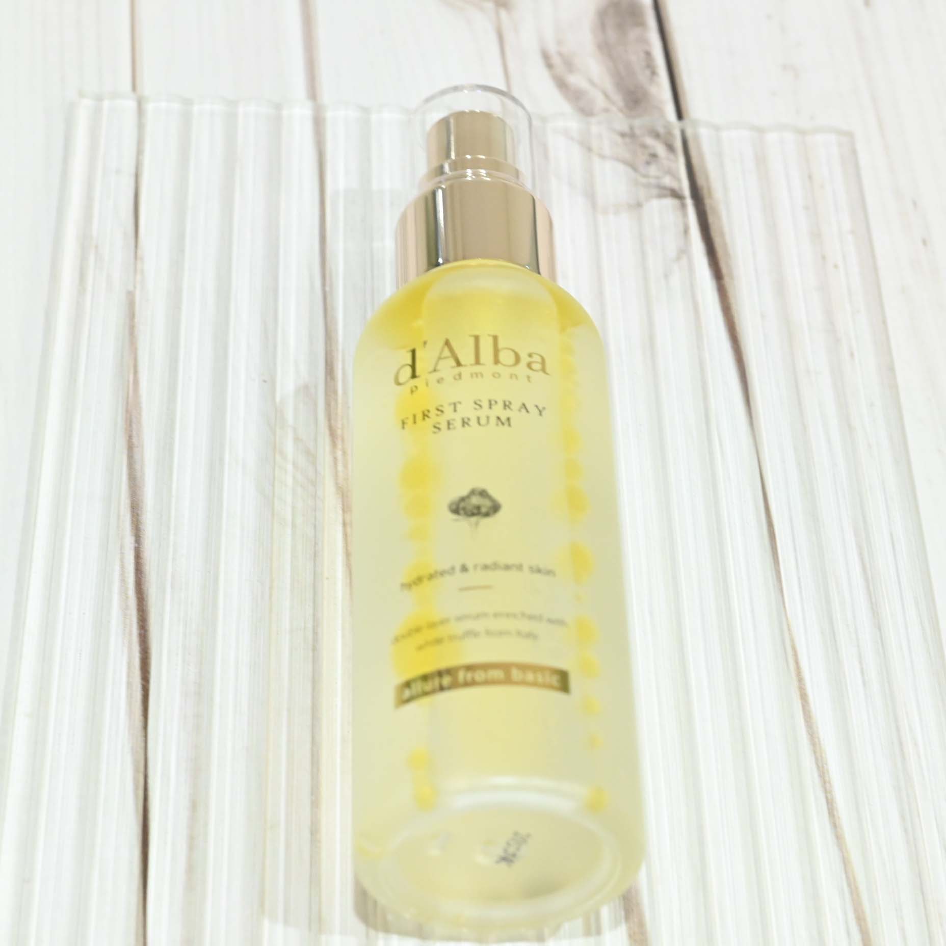 ダルバ ホワイトトリュフファーストスプレーセラム/ダルバ/ミスト状化粧水を使ったクチコミ（3枚目）