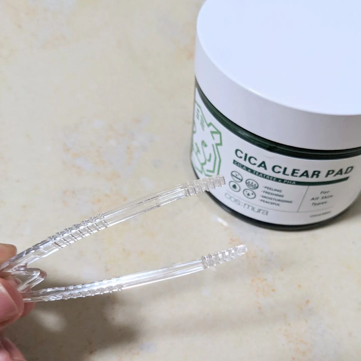 CICA CLEAR PAD/cos:mura/シートマスク・パックを使ったクチコミ（2枚目）