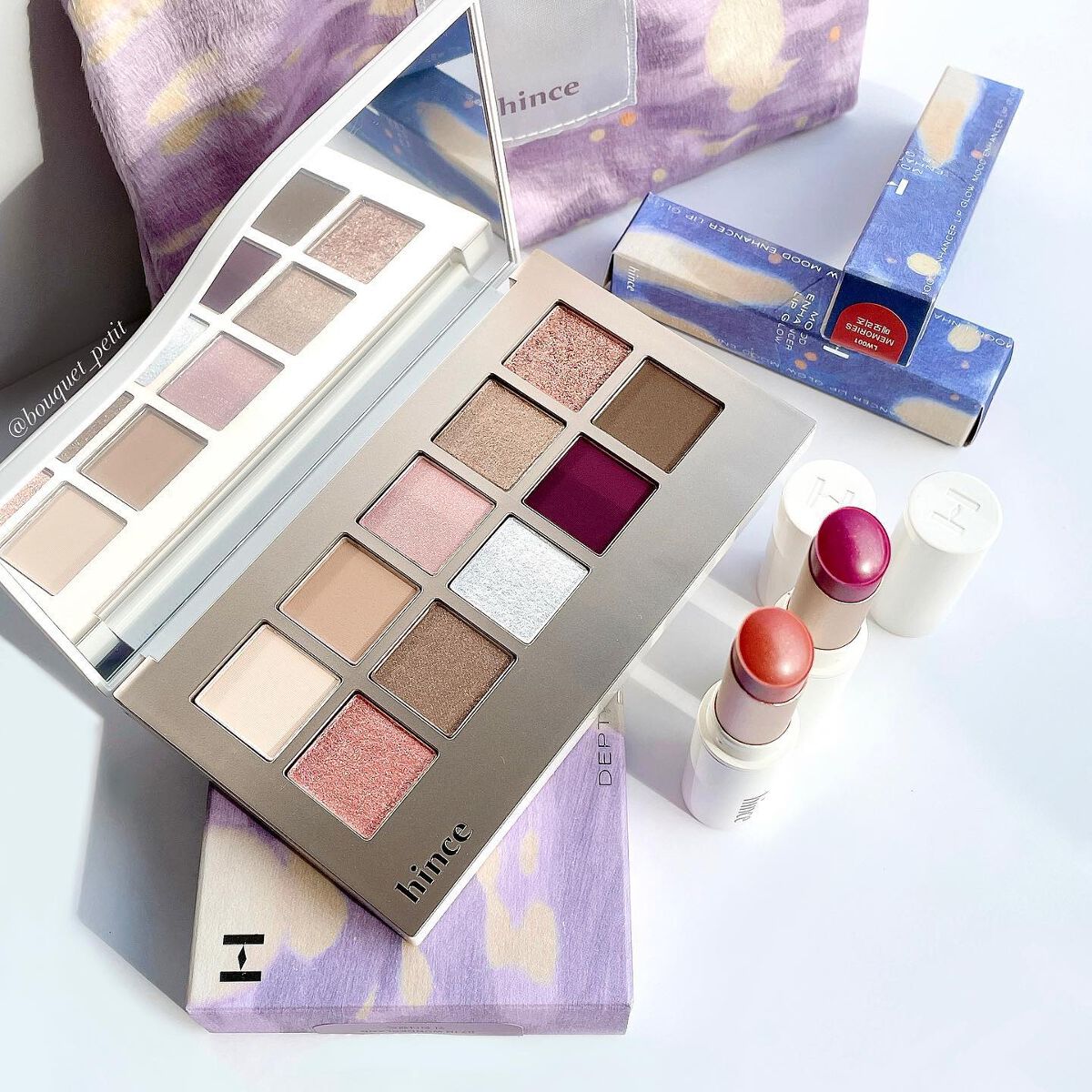 ニューデップスアイシャドウパレット/hince/アイシャドウパレットを使ったクチコミ(1枚目)