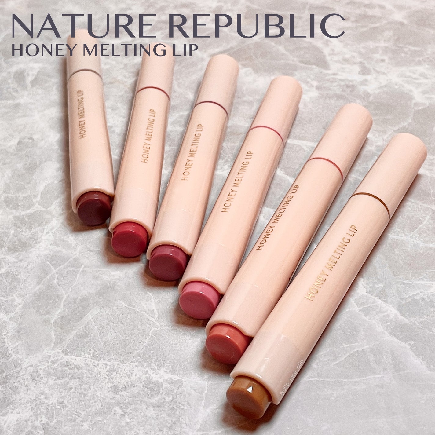 ハニーメルティングリップ/ネイチャーリパブリック/口紅を使ったクチコミ(4枚目)