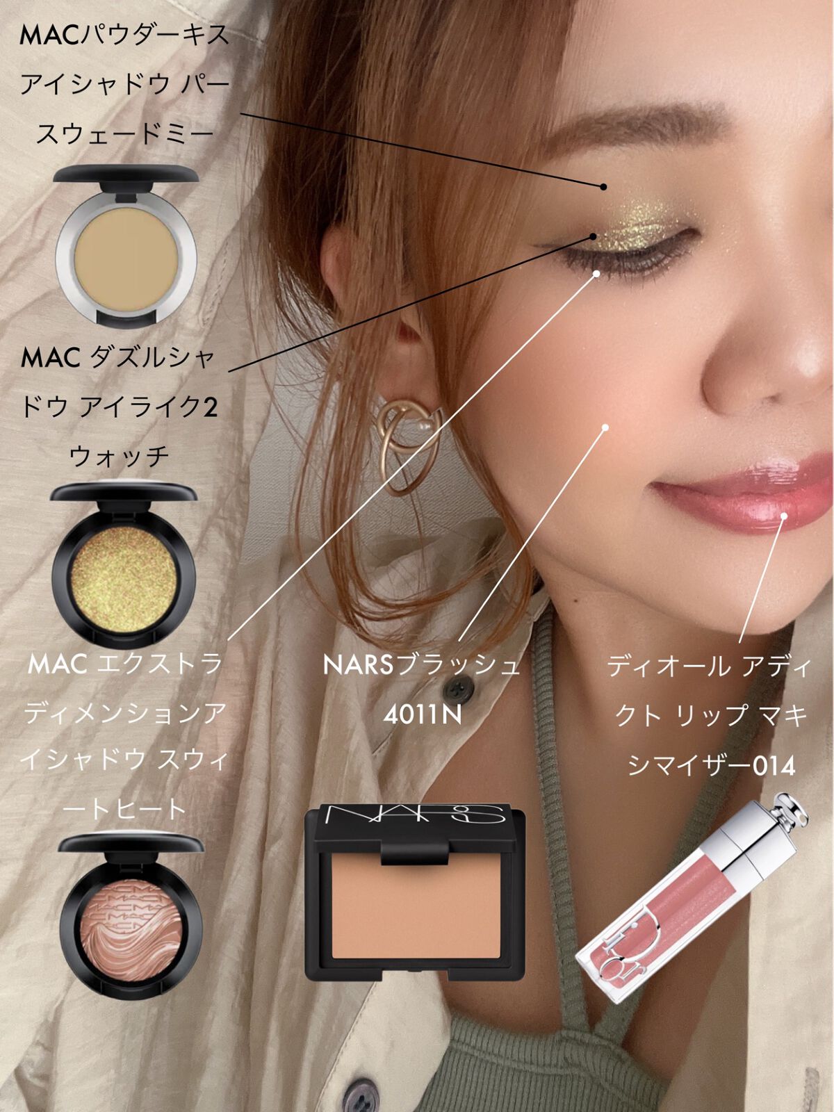 パウダー キス アイシャドウ パー スウェード ミー/M・A・C/単色アイシャドウを使ったクチコミ（1枚目）