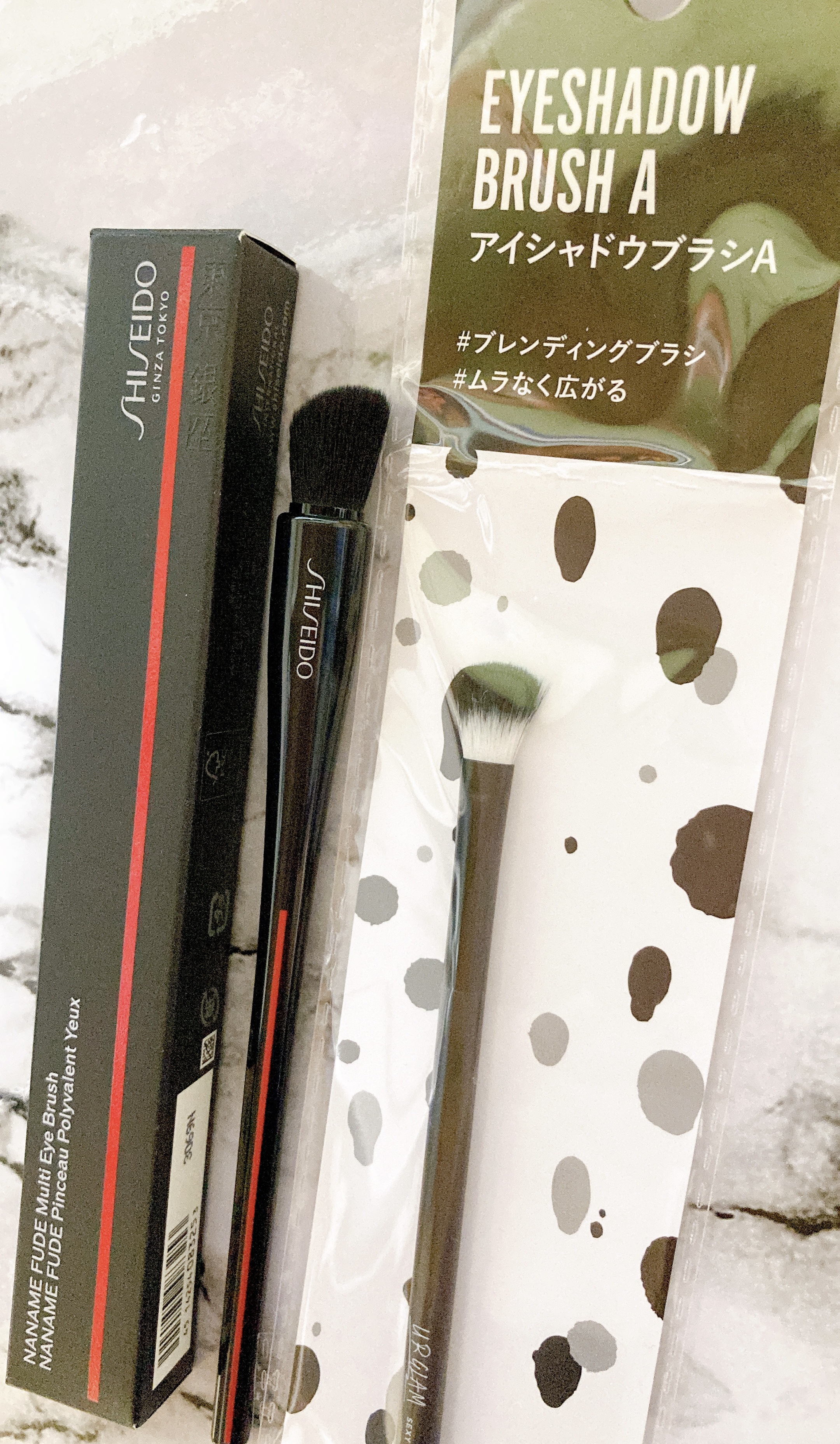 UR GLAM　EYESHADOW BRUSH A/U R GLAM/メイクブラシを使ったクチコミ（1枚目）