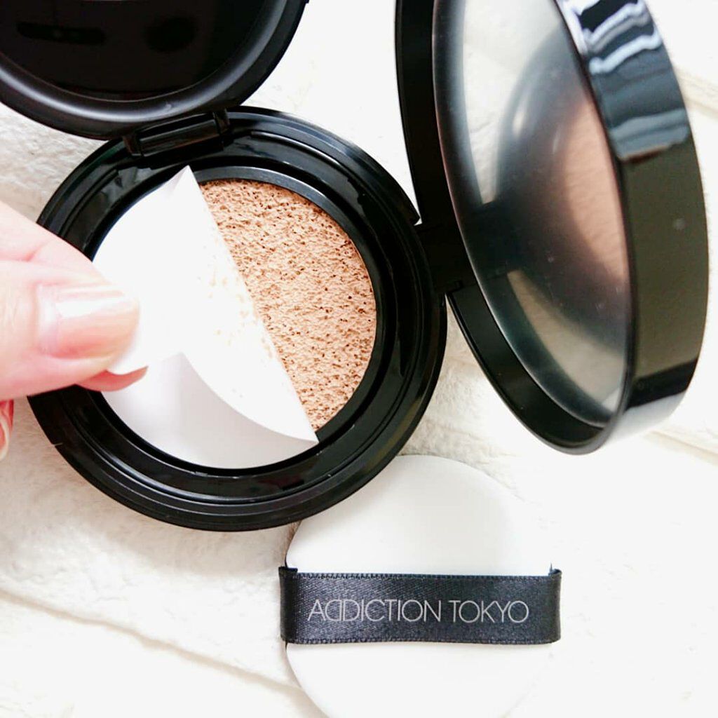 スキンリフレクト ラスティング UV クッションファンデーション/ADDICTION/クッションファンデーションを使ったクチコミ(2枚目)