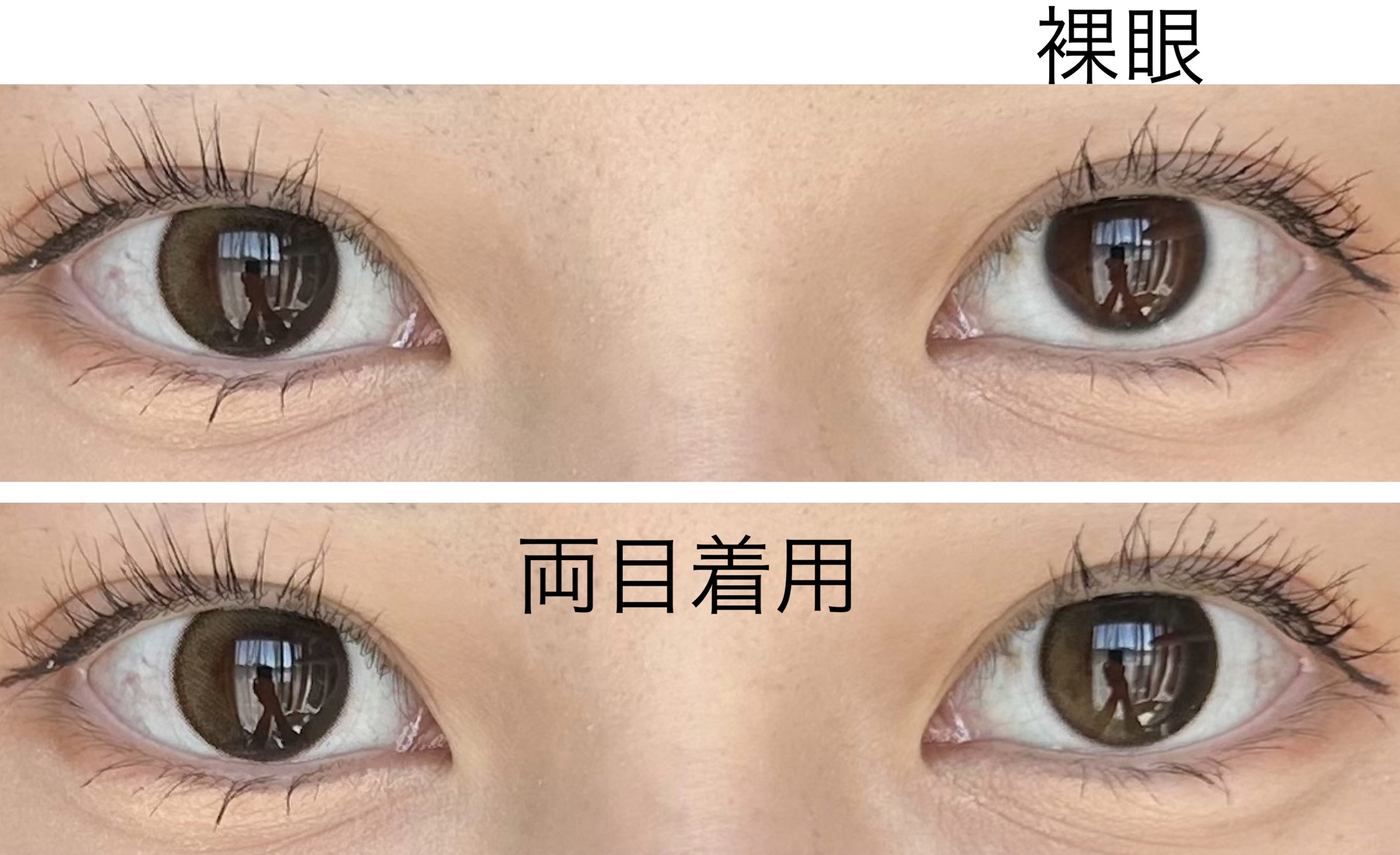 Secretive Kristen 1day クリームブラウン/Hapa kristin/ワンデー（１DAY）カラコンを使ったクチコミ（2枚目）