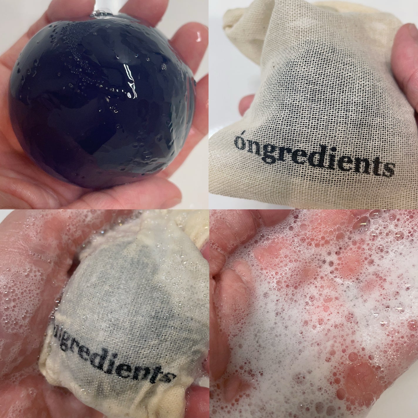 Butterfly Pea Cleansing Ball/Ongredients/洗顔石鹸を使ったクチコミ(3枚目)