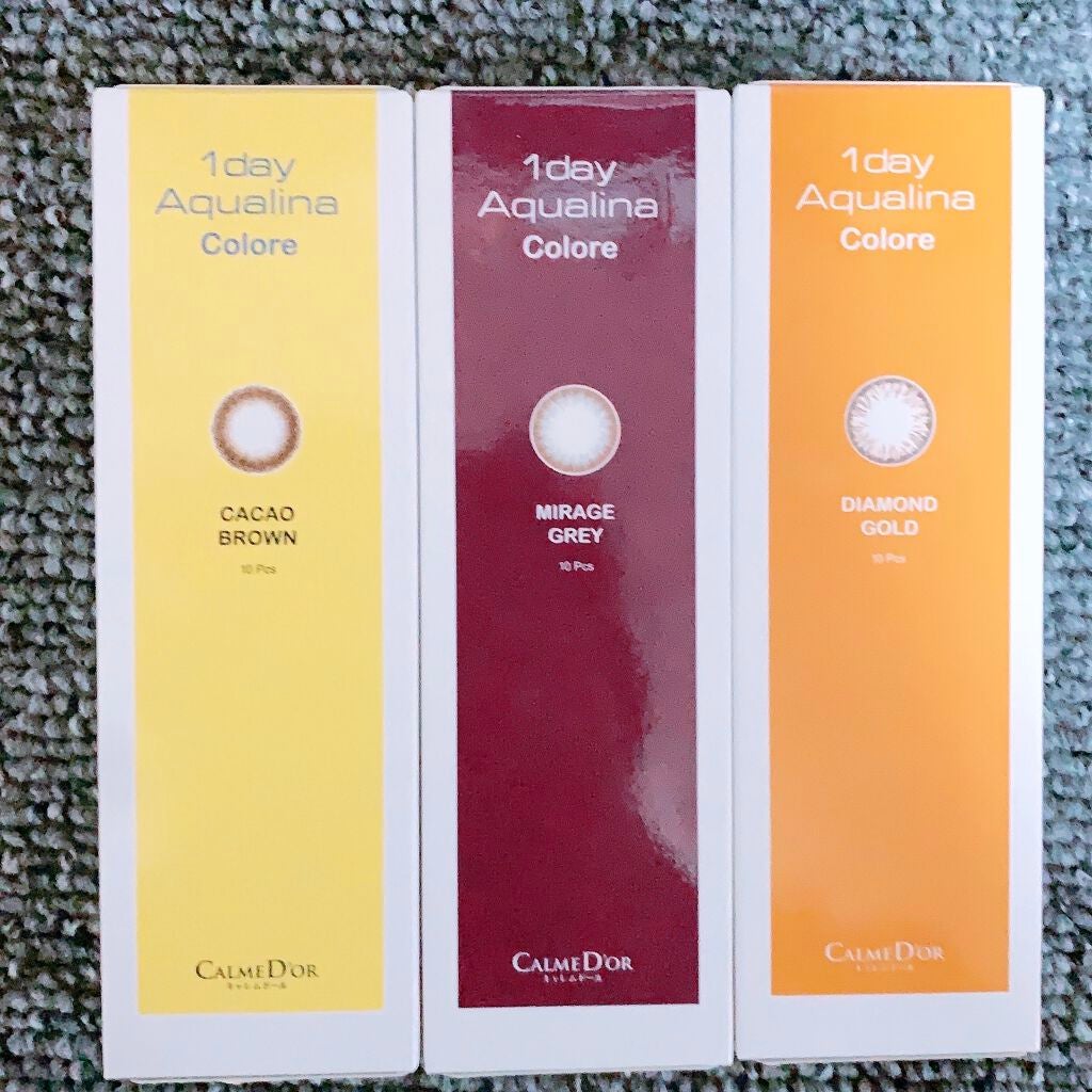 Aquqlina GINGERBROWN 1day/CALMEDOR/ワンデー(1DAY)カラコンを使ったクチコミ(2枚目)