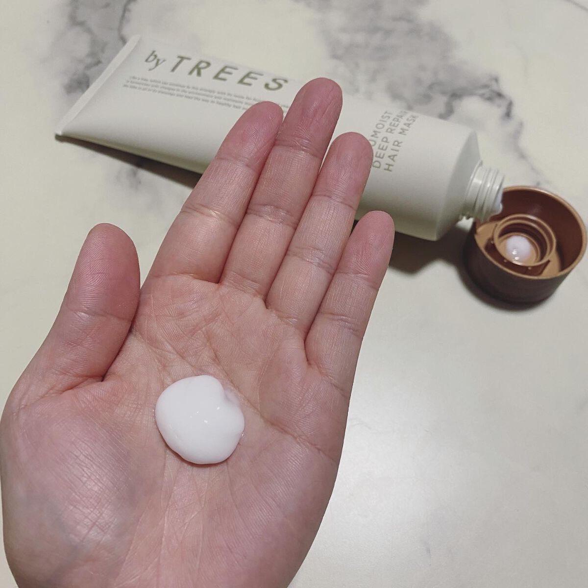 うるモイストディープリペアヘアマスク/byTREES/ヘアマスク・ヘアパックを使ったクチコミ(2枚目)