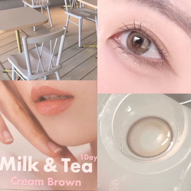 Milk&Tea/chuu LENS/カラーコンタクトレンズを使ったクチコミ（1枚目）