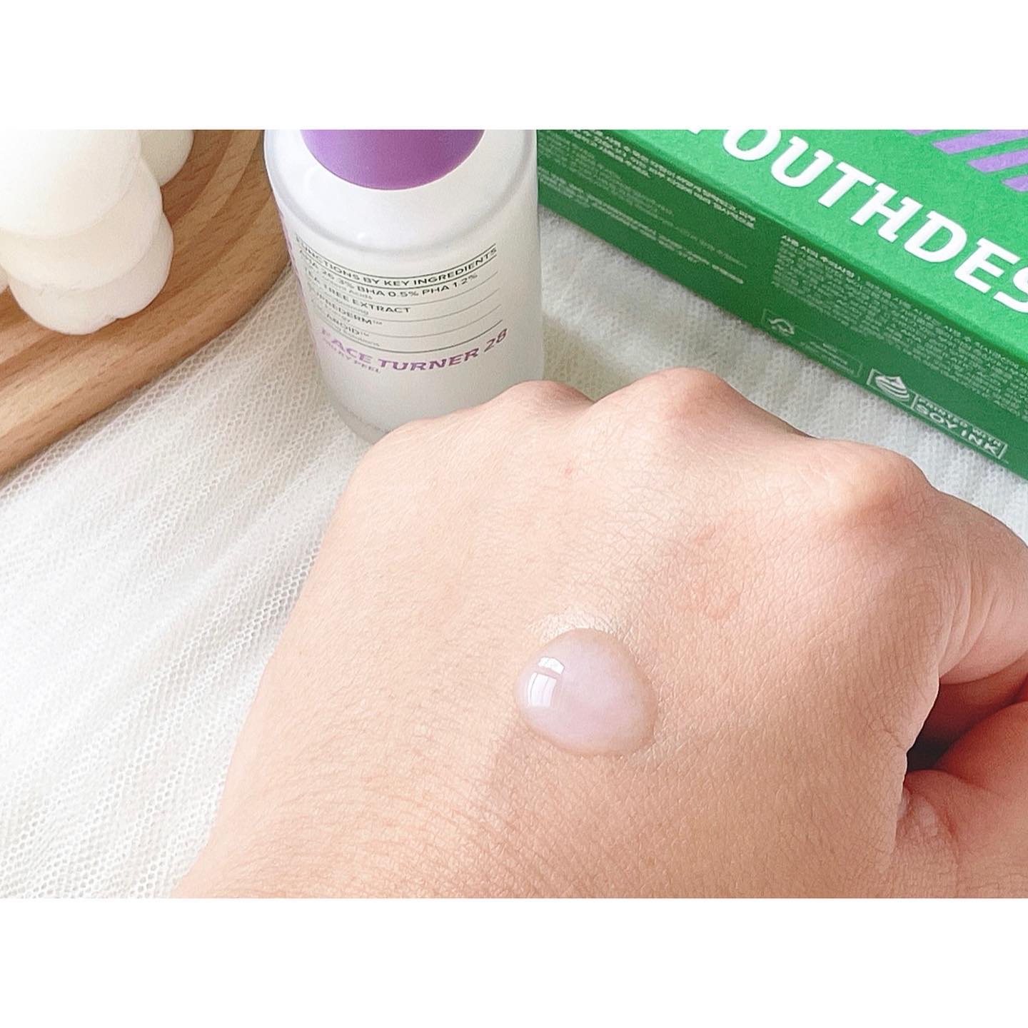 フェースターナー28ミルキーフィール/YOUTHDESK/ピーリングを使ったクチコミ（3枚目）